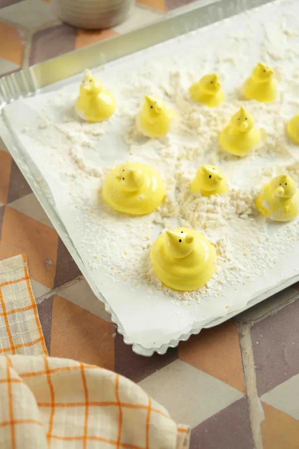 Marshmallows kylling påske godteri hjemmelaget oppskrift