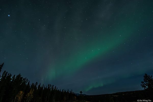 觀賞北極光