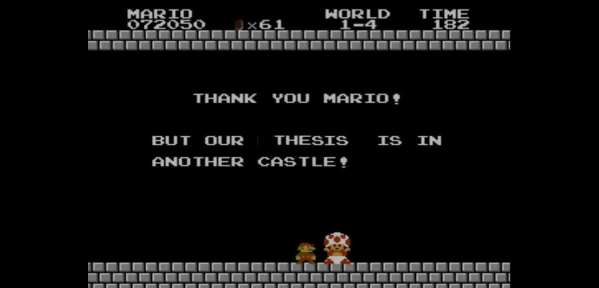 should have used the warp zones...