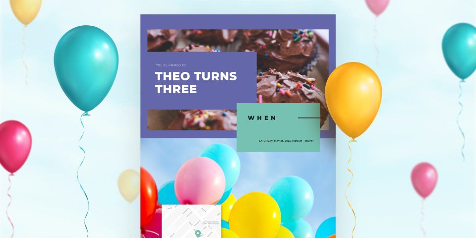 Host a Kid's Birthday with Poply Invitations!