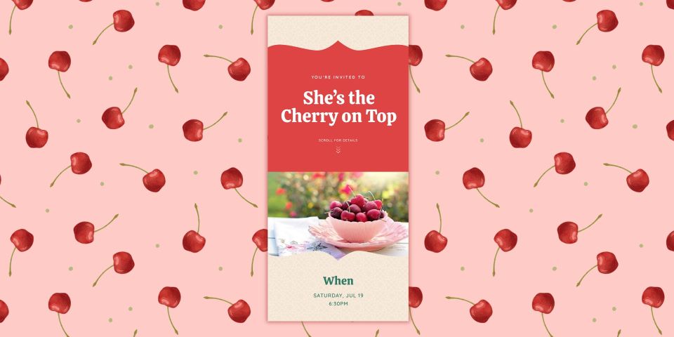 How to Host the Best Cherry-Themed Party with Online Invitations