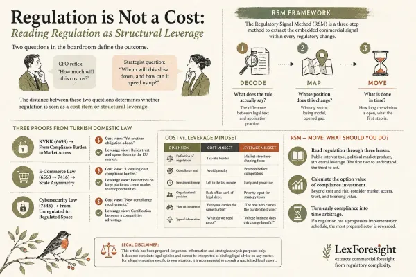 Regulation is Not a Cost: Reading Regulation as Structural Leverage