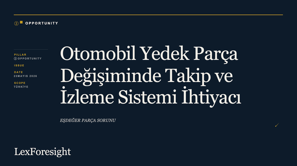 Trafik Kazaları Sonrası Yedek Parça Değişimi ve Muadil (Eşdeğer) Parça Sorunu