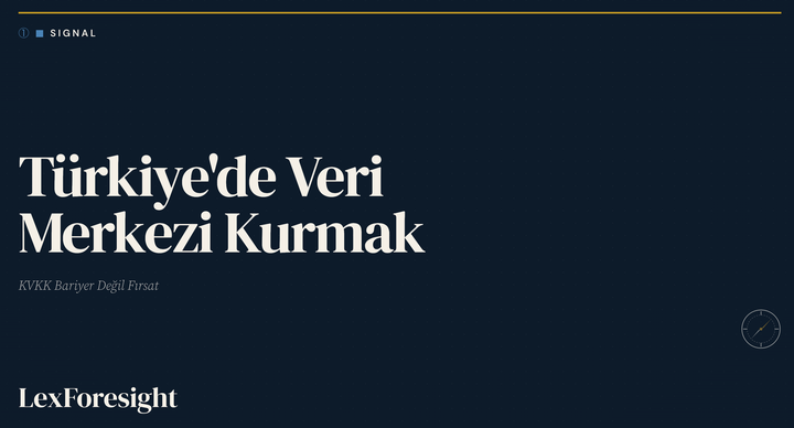 Türkiye'de Veri Merkezi Kurmak