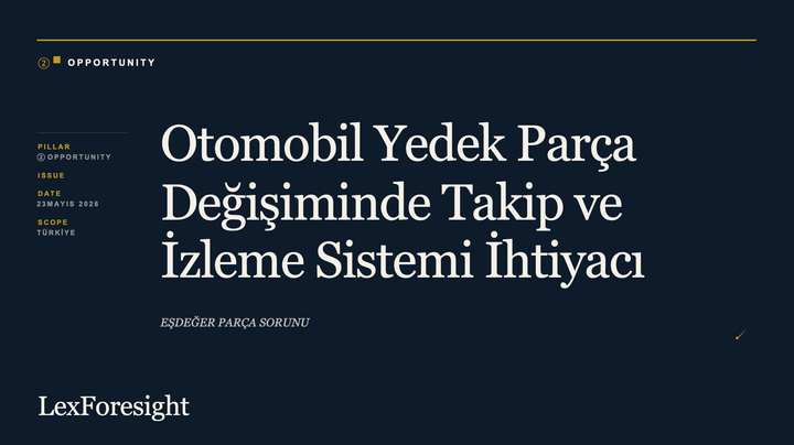 Trafik Kazaları Sonrası Yedek Parça Değişimi ve Muadil (Eşdeğer) Parça Sorunu