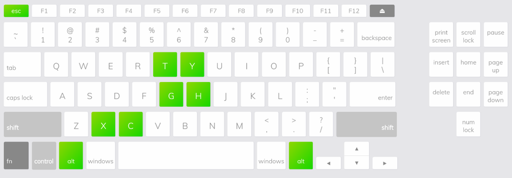 How to check all buttons on the keyboard