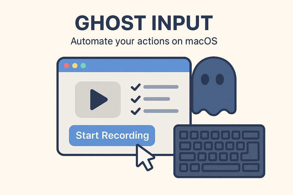 Ghost Input Helps Record and Replay Any Actions on macOS