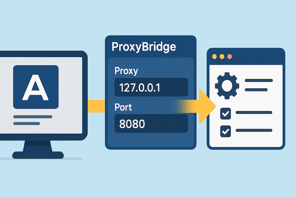 How to Route a Specific App Through a Proxy