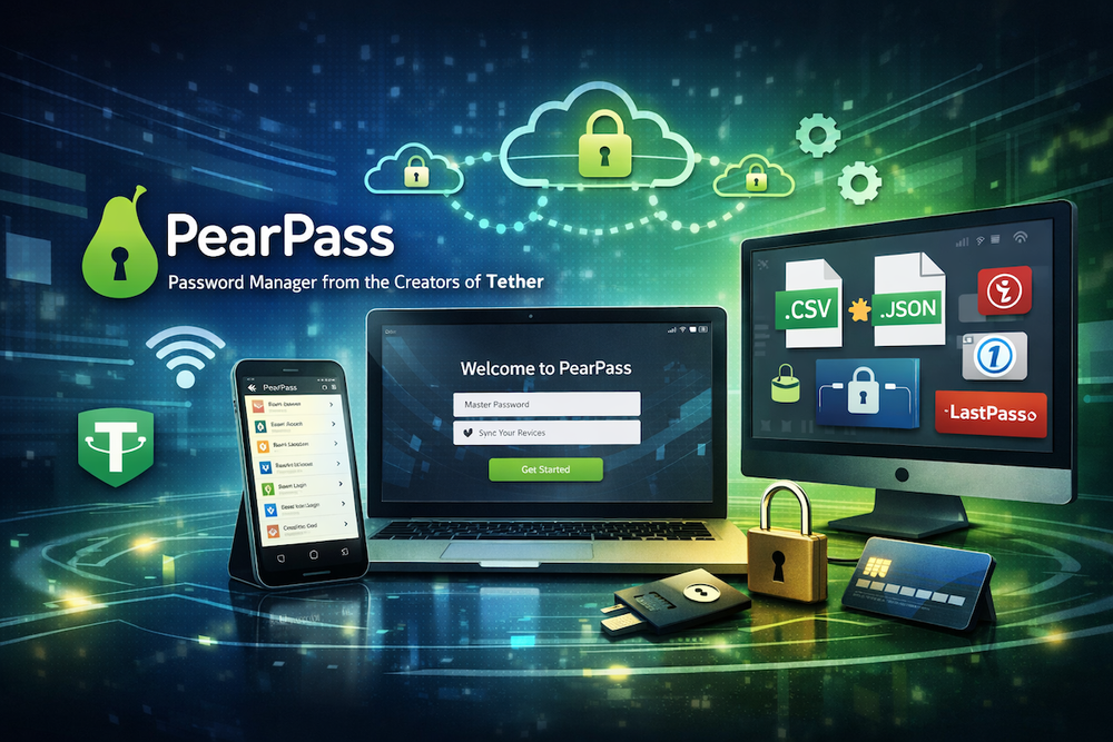 PearPass Review: A Password Manager from the Creators of Tether
