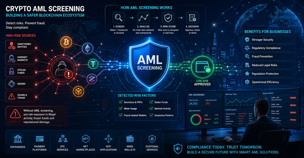 What Is Crypto AML screening and why does It matter?