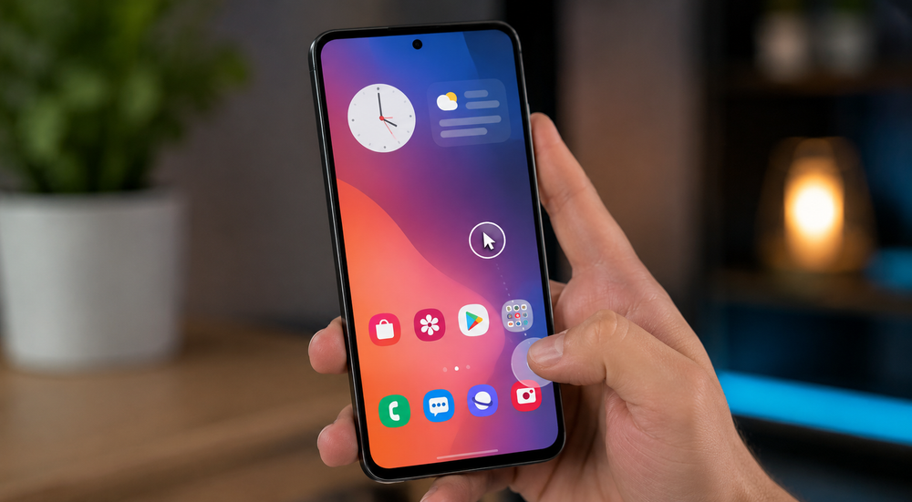 How to Add a Cursor to Your Smartphone Screen