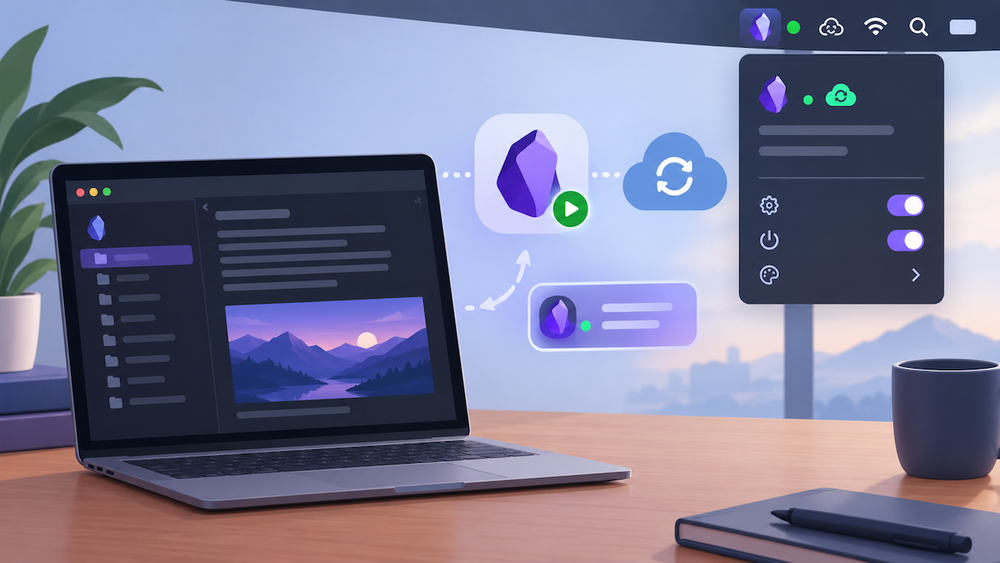 How to Keep Obsidian Running in the Background on macOS