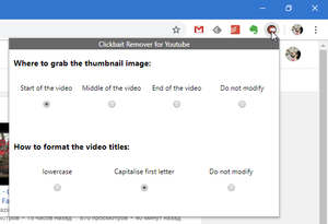 How to remove clickbait on YouTube