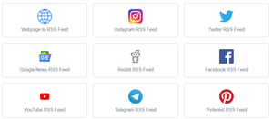 How to get updates from social networks in RSS
