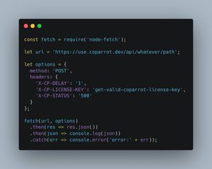 How to quickly create a mock server without installation