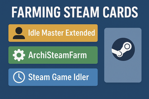 Top 3 Apps for Farming Steam Trading Cards