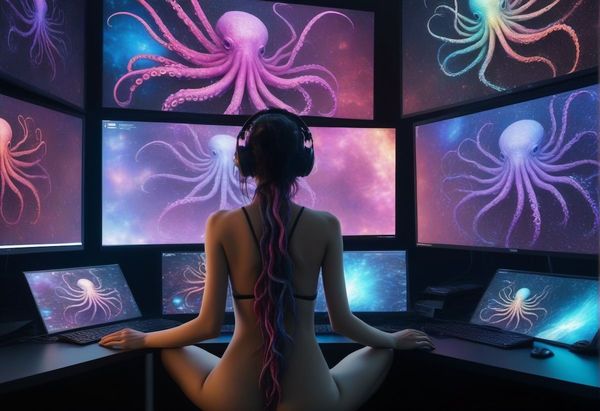 How to change desktops between monitors