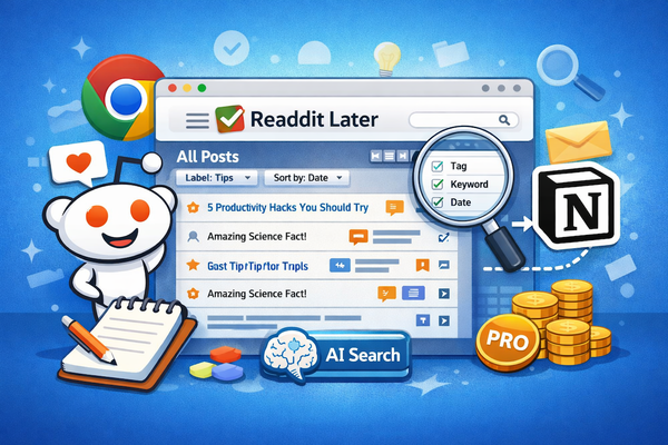 Readdit Later — Convenient Management of Saved Posts on Reddit
