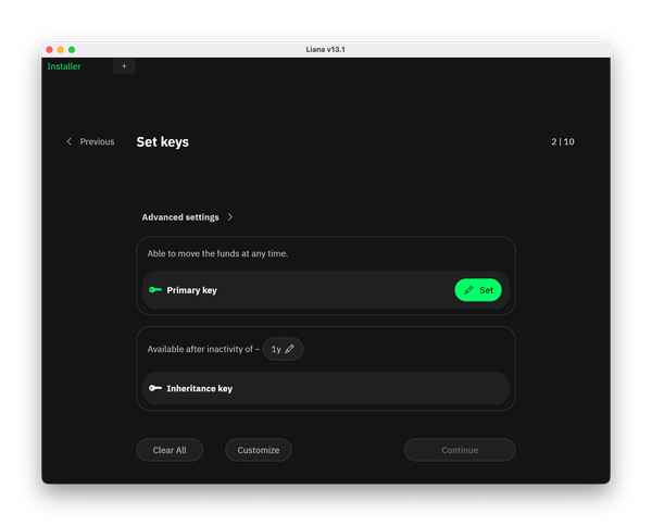 Liana helps pass Bitcoin on as inheritance