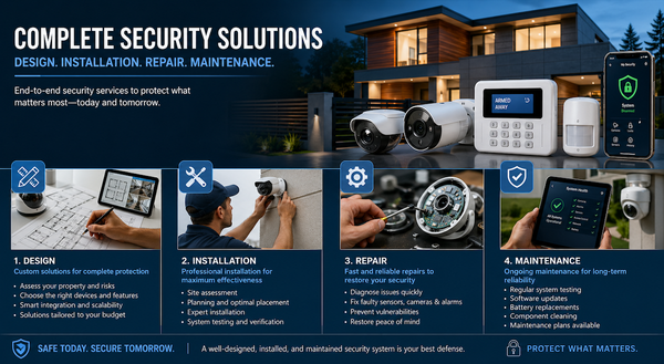 Comprehensive Guide to Home & Commercial Security Systems: Design, Installation, and Maintenance