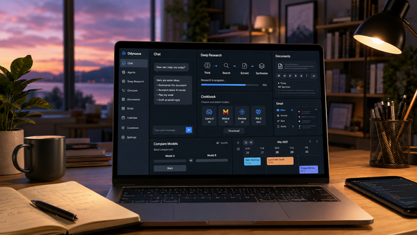 Odysseus Review: PewDiePie's AI Workspace