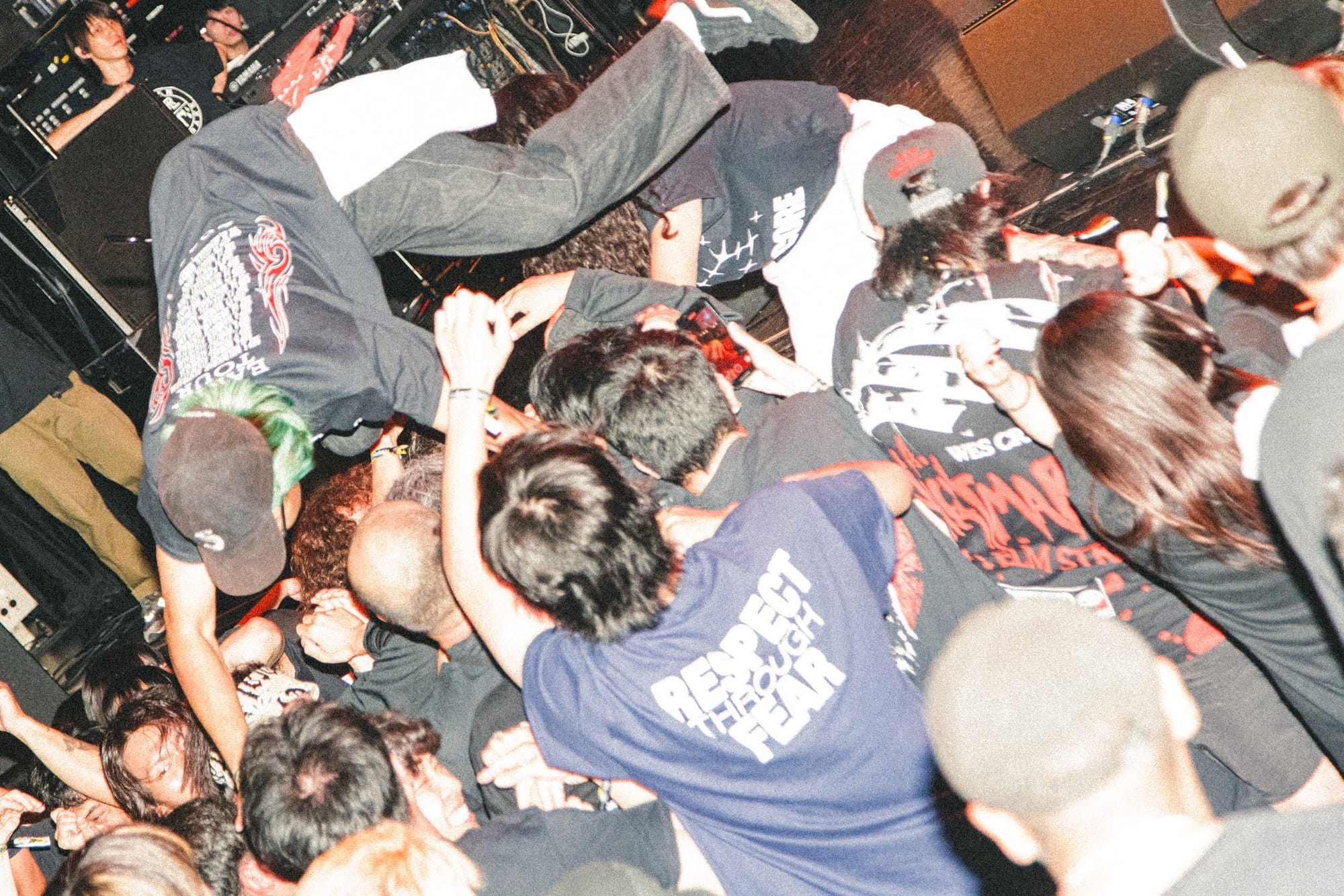 Tive’s crowd at a show, photo courtesy the band