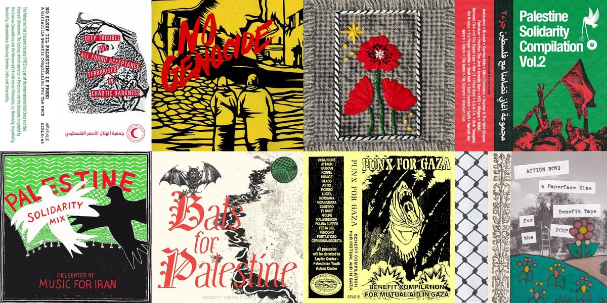 buy these punk for palestine benefit releases from 2024