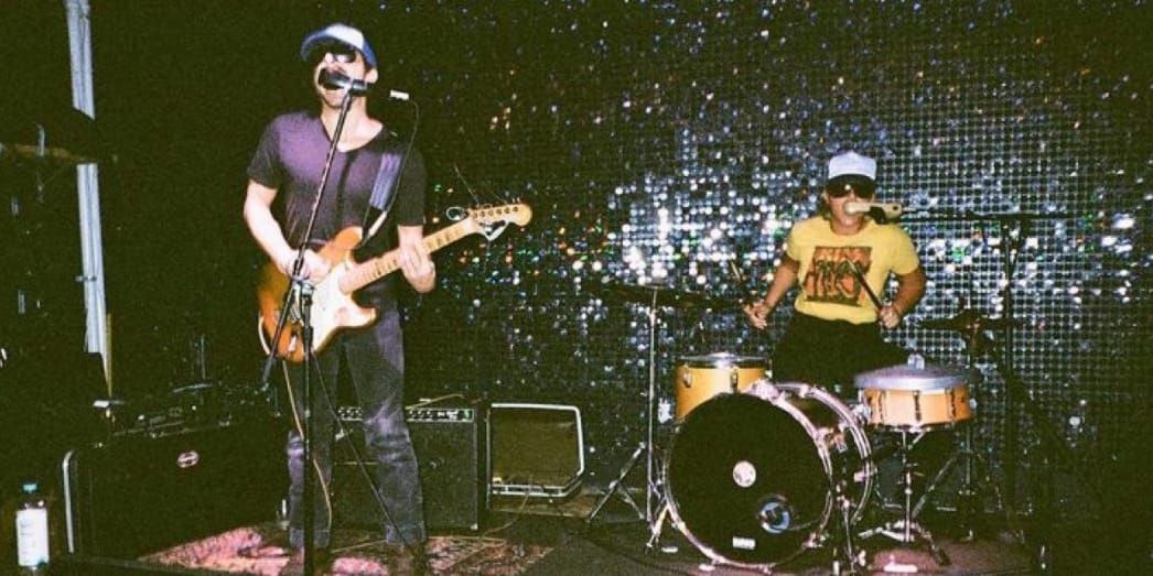 T.A.C.K.’s Roach and Stella performing at ACAB Zine Fest 2023