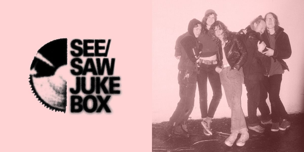 see/saw jukebox graphic by Tyler Nickell, Pigeon Pit photo by August Moore