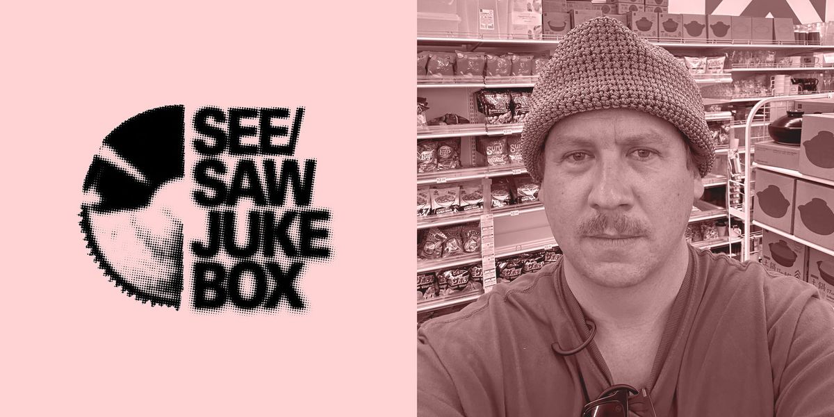 see/saw jukebox graphic by Tyler Nickell, Randy Randall photo courtesy the artist