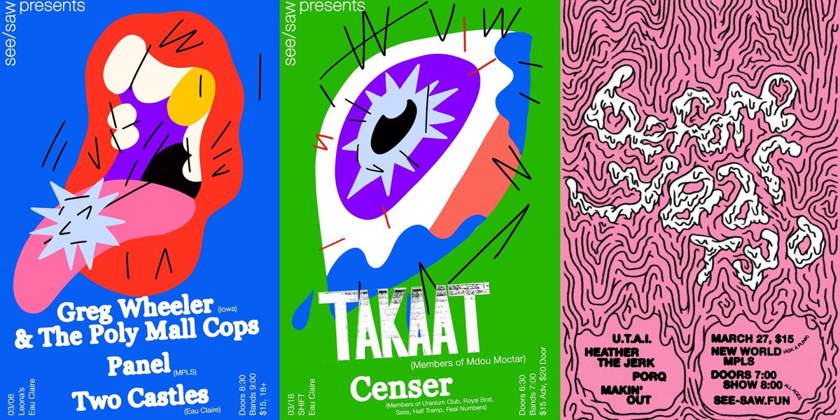 see/saw presents: four shows in march 2026