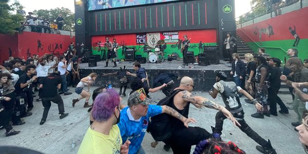 Haram’s New York City record release show on September 11, 2025; photo by Matthew Ismael Ruiz