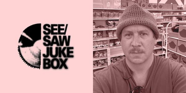 see/saw jukebox graphic by Tyler Nickell, Randy Randall photo courtesy the artist