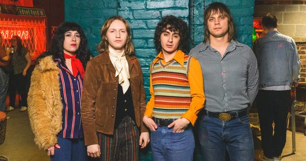 Mod Lang at their album release show at Detroit’s Paris Bar on February 21, 2026; photos by Doug Coombe