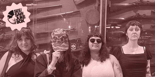 see/saw jukebox graphic by Tyler Nickell, Eraser photo by Evan Minsker