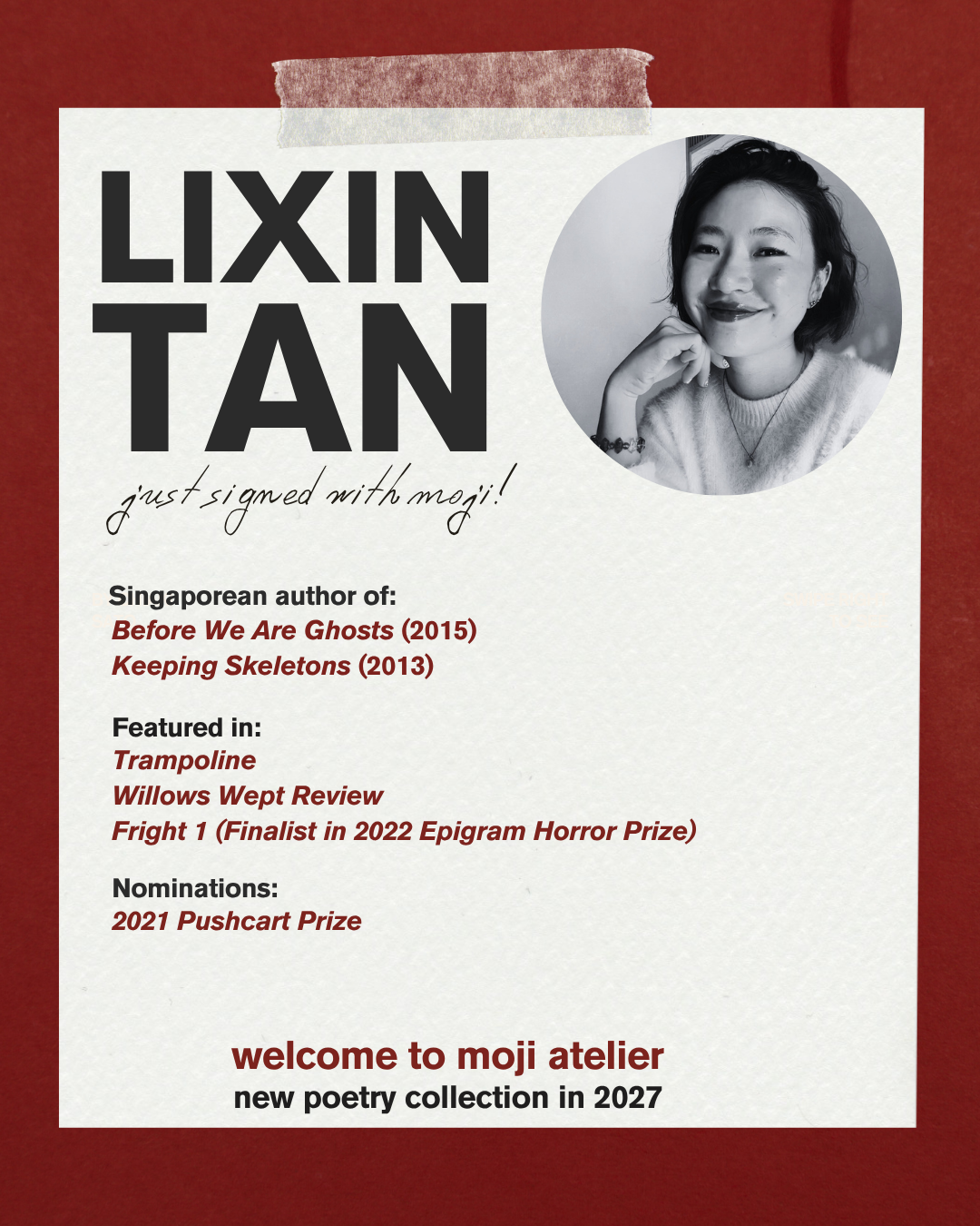 Welcome to Moji Atelier, Lixin Tan