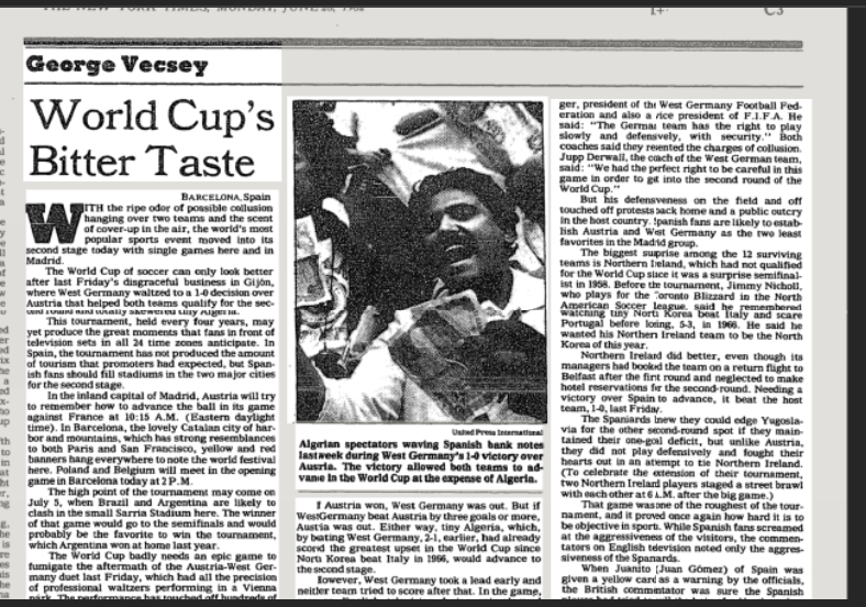 The Worst World Cup Match in History