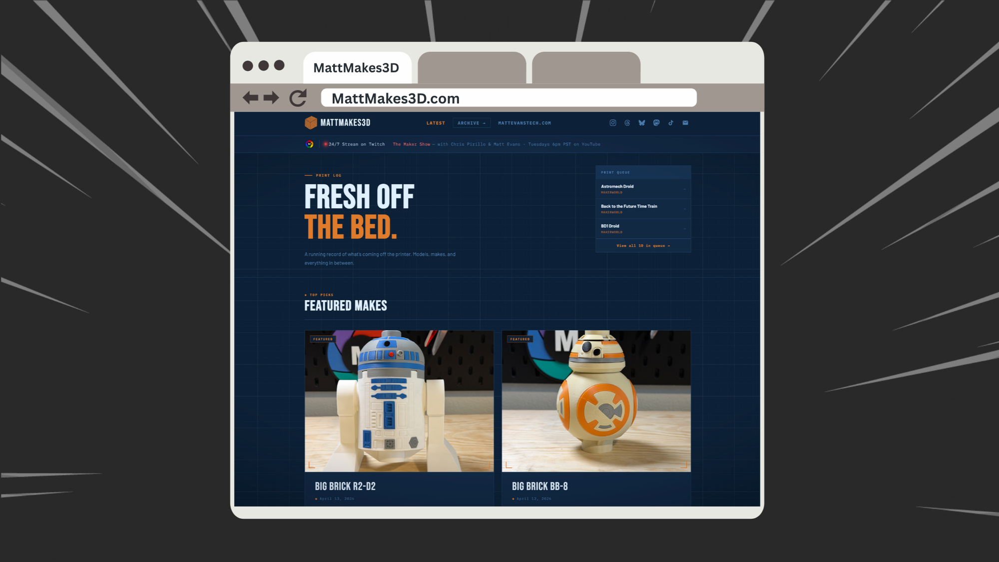 I Built a 3D Print Showcase Site — Here's How It Works