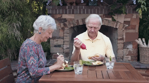 hot dog oops GIF