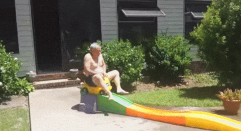 summer sliding GIF