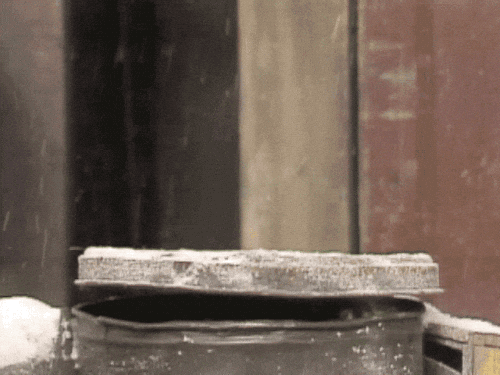 oscar the grouch snow GIF