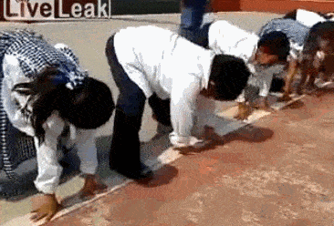 kids running GIF