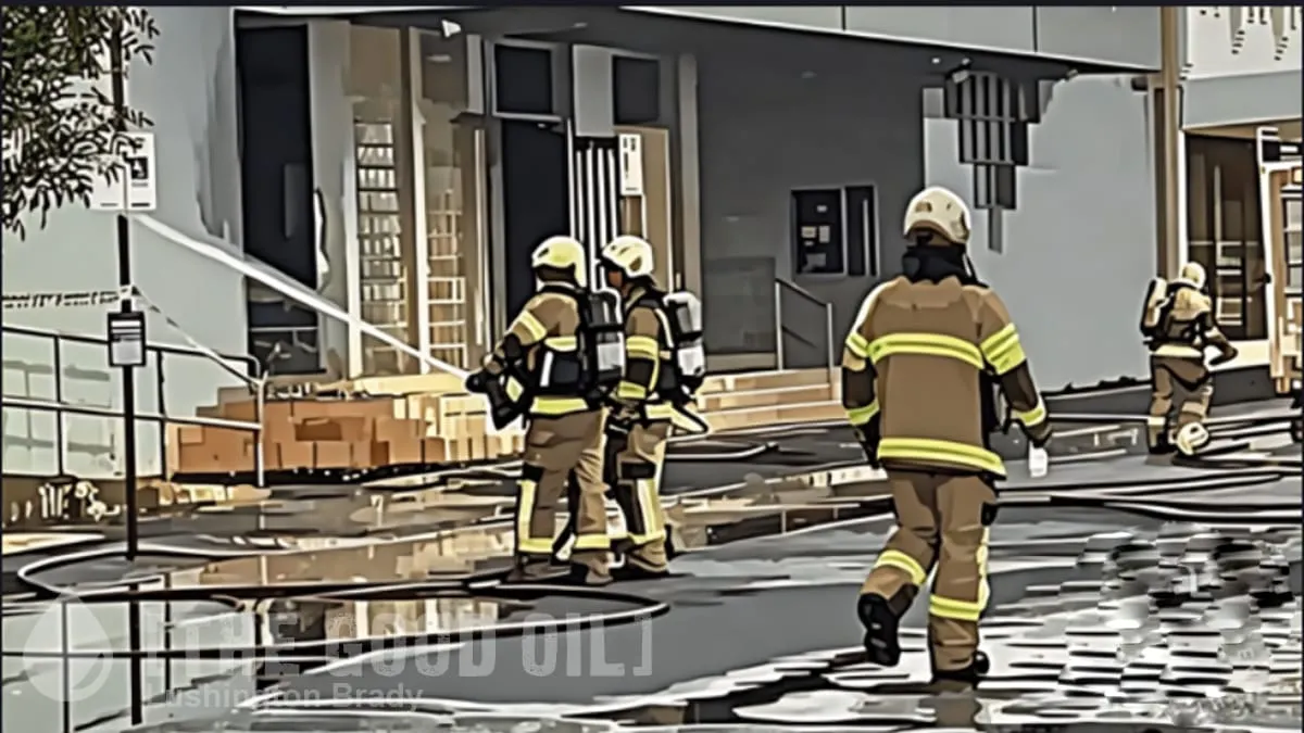 Masked Arson Attack on Melbourne Synagogue