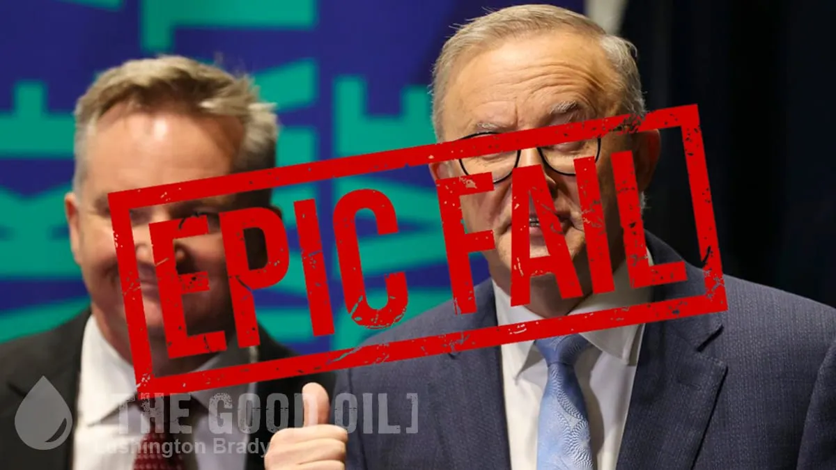 Labor’s Big, Fat Fail on Energy
