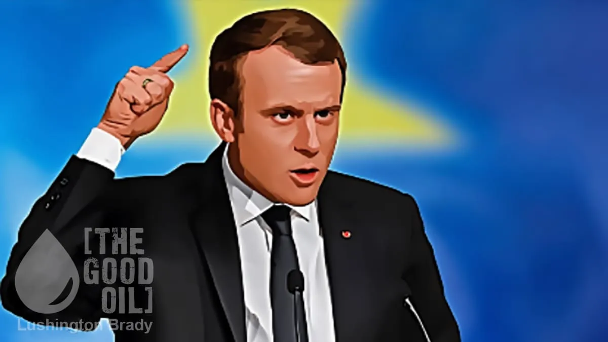 Macron Beclowns Himself to the World