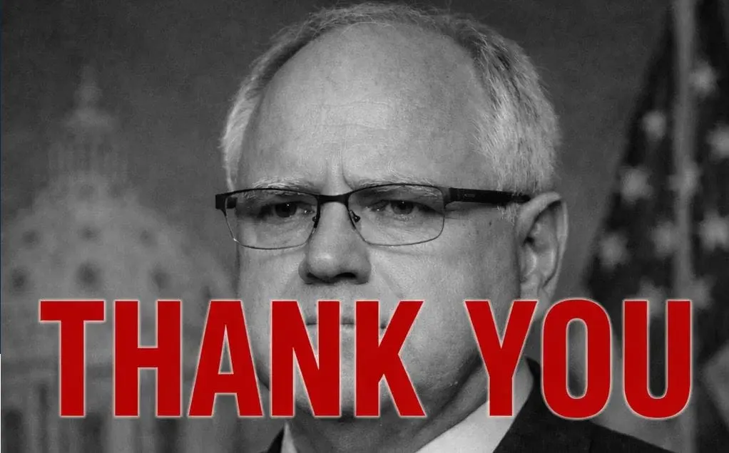 Why I Am So Grateful to Tim Walz