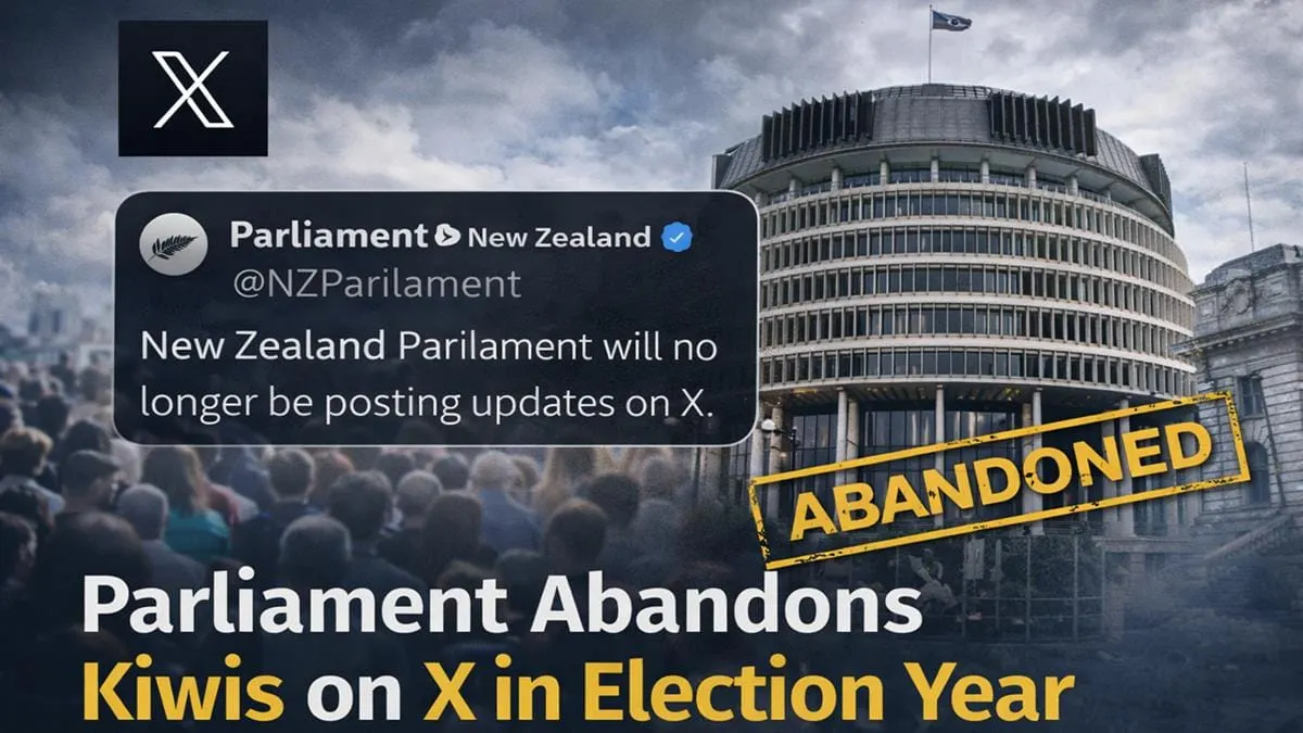 Parliament Joins the Virtue Signalling Retreat From X and Abandons Kiwis Who Use It