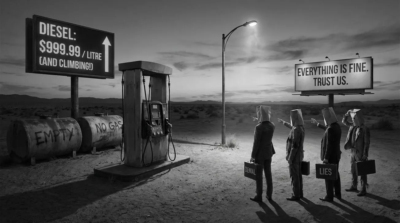 Fuel Fiasco: Luxon’s Crisis, Ardern’s Legacy of Lunacy