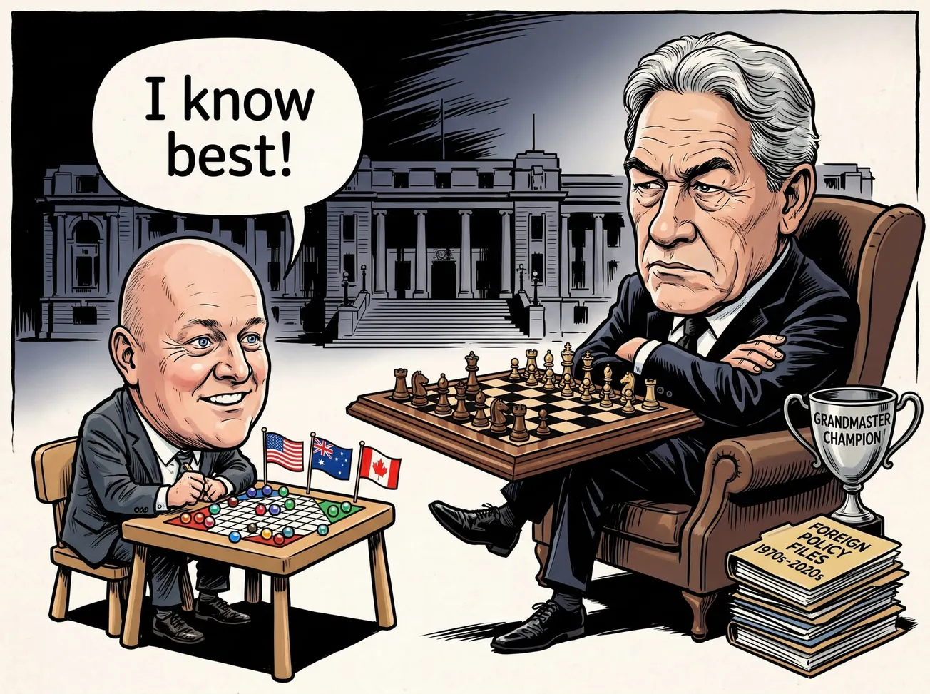 Luxon Lectures Winston on Judgement, Reveals He Is Wetter Than an Otter’s Pocket