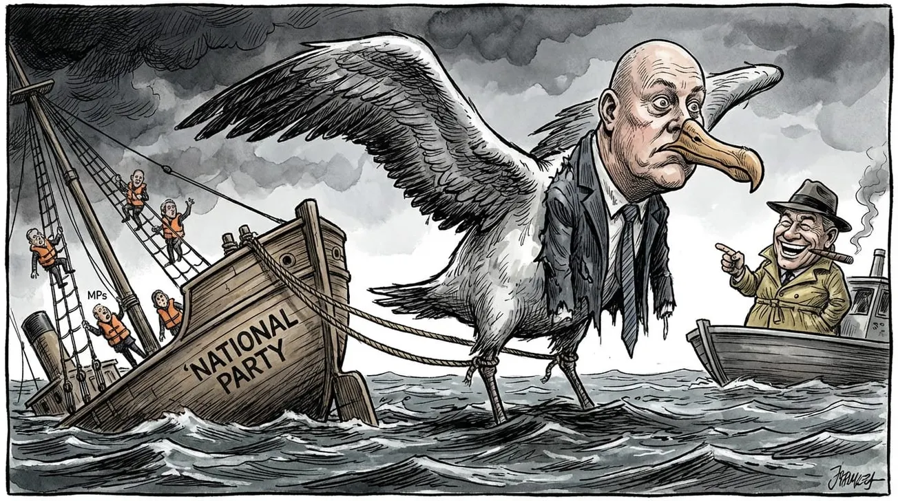 Luxon the Albatross: National Sinks While Coalition Clings to Life